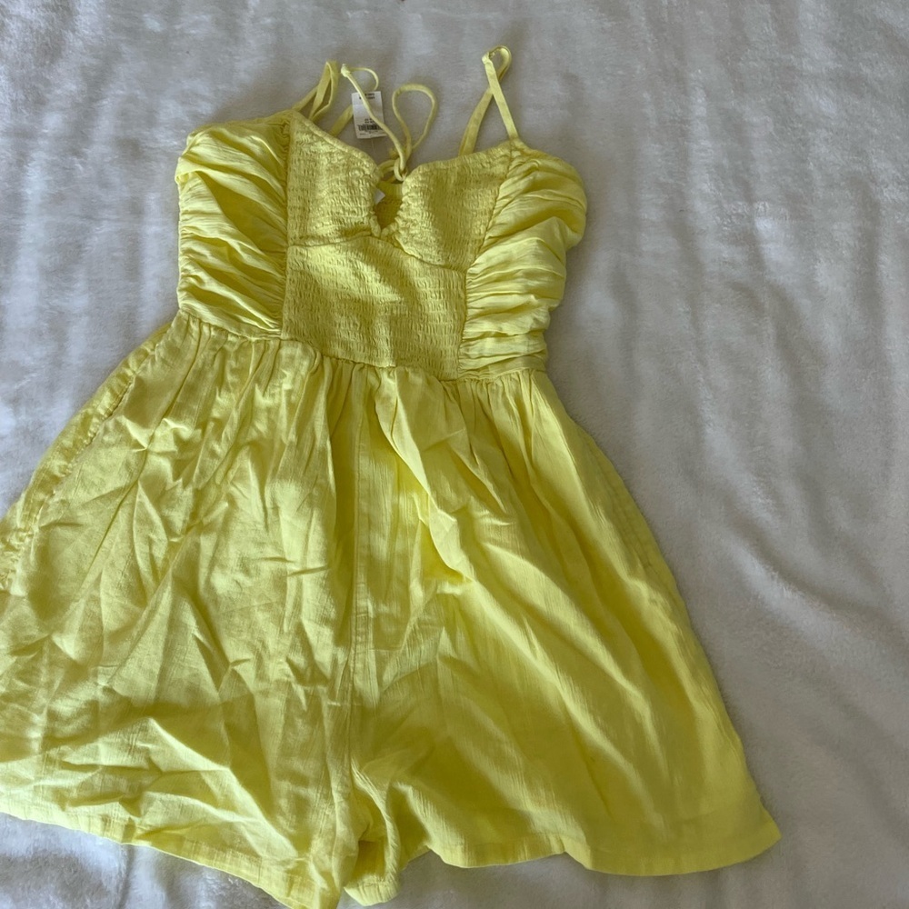 Aerie Bright Yellow Jumpsuit - Picture 2 of 8